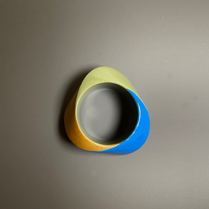 Dusty Green/ Blue/ Gold