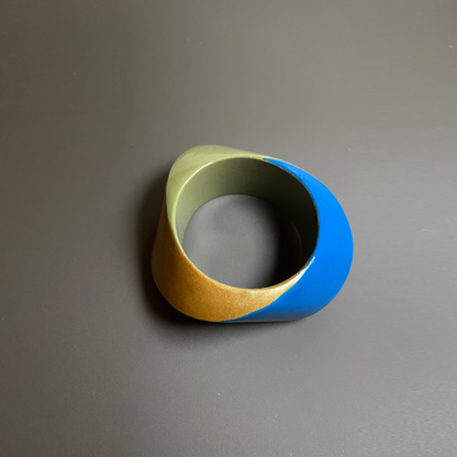 Dusty Green/ Blue/ Gold