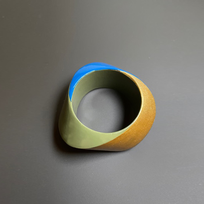 Dusty Green/ Blue/ Gold